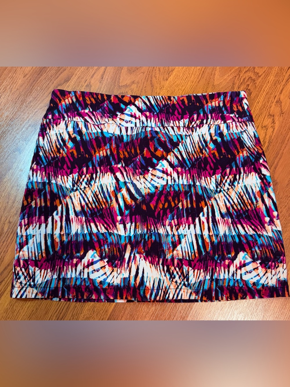 ATTYRE New York Courtney Woman’s 12 Regular ~ MultiColor Skort Golf Skort~EUC